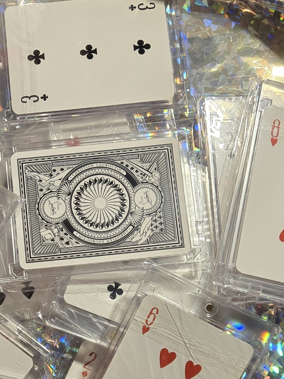 Christian Louboutin Limited Edition Playing Card RARE, 1 Card Ea Black Backing